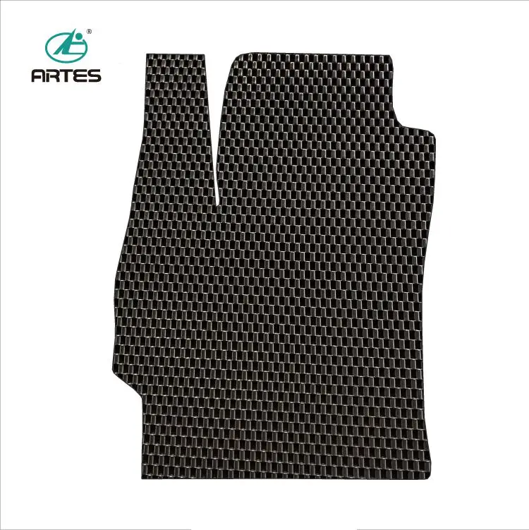 universial car plastic floor mat 3pcs heated 3d princess  pvc Material car mats set for suv