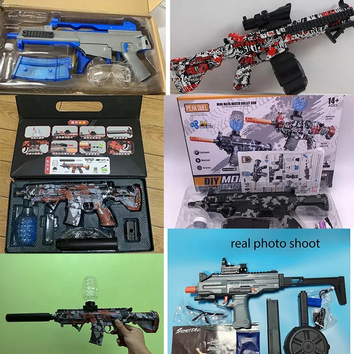 Factory Outlet All styles electric water pellet blaster bead crystal bullet gel splatter ball blaster surge gel splat gun