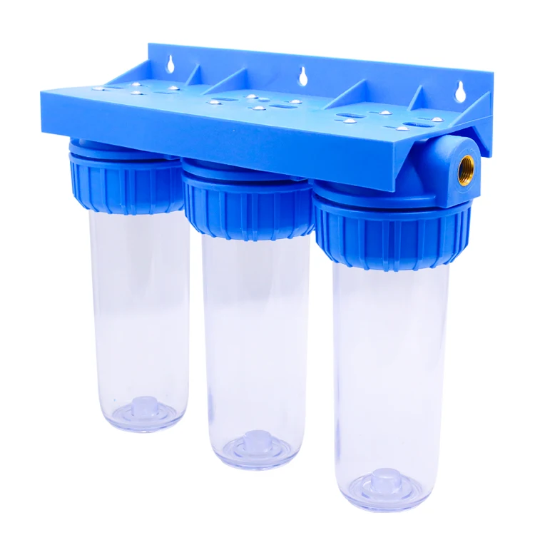 China Manufacturer Transparent High Flow 10 Inch Ro Activated Carbon Cartridge Pre Water Filter Housing