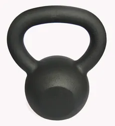 Powder Competition Coated Cast Iron Kettlebell for home training