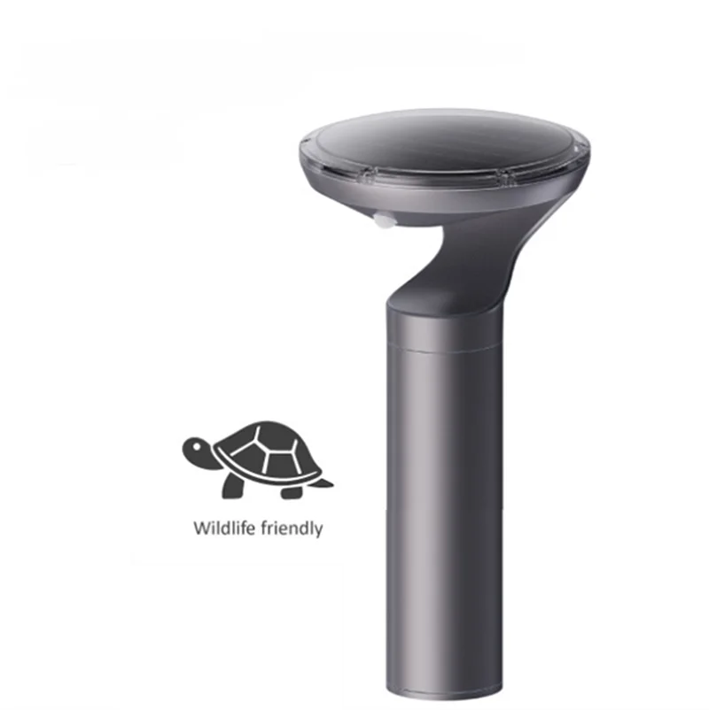 New Vandal Resistant Dark Sky Outdoory Solar Bollard Light Solar Garden Light PIR Motion Sensor LED ECO Aluminum 80 DC 6V 300