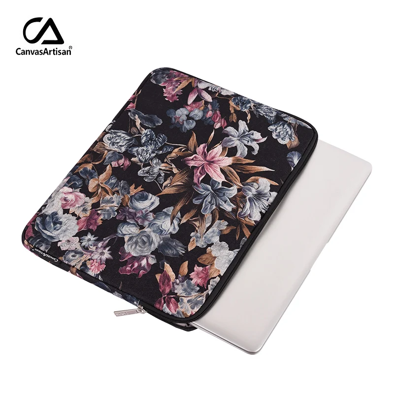 Canvas Laptop Sleeve Case Factory Supplying Notebook bag