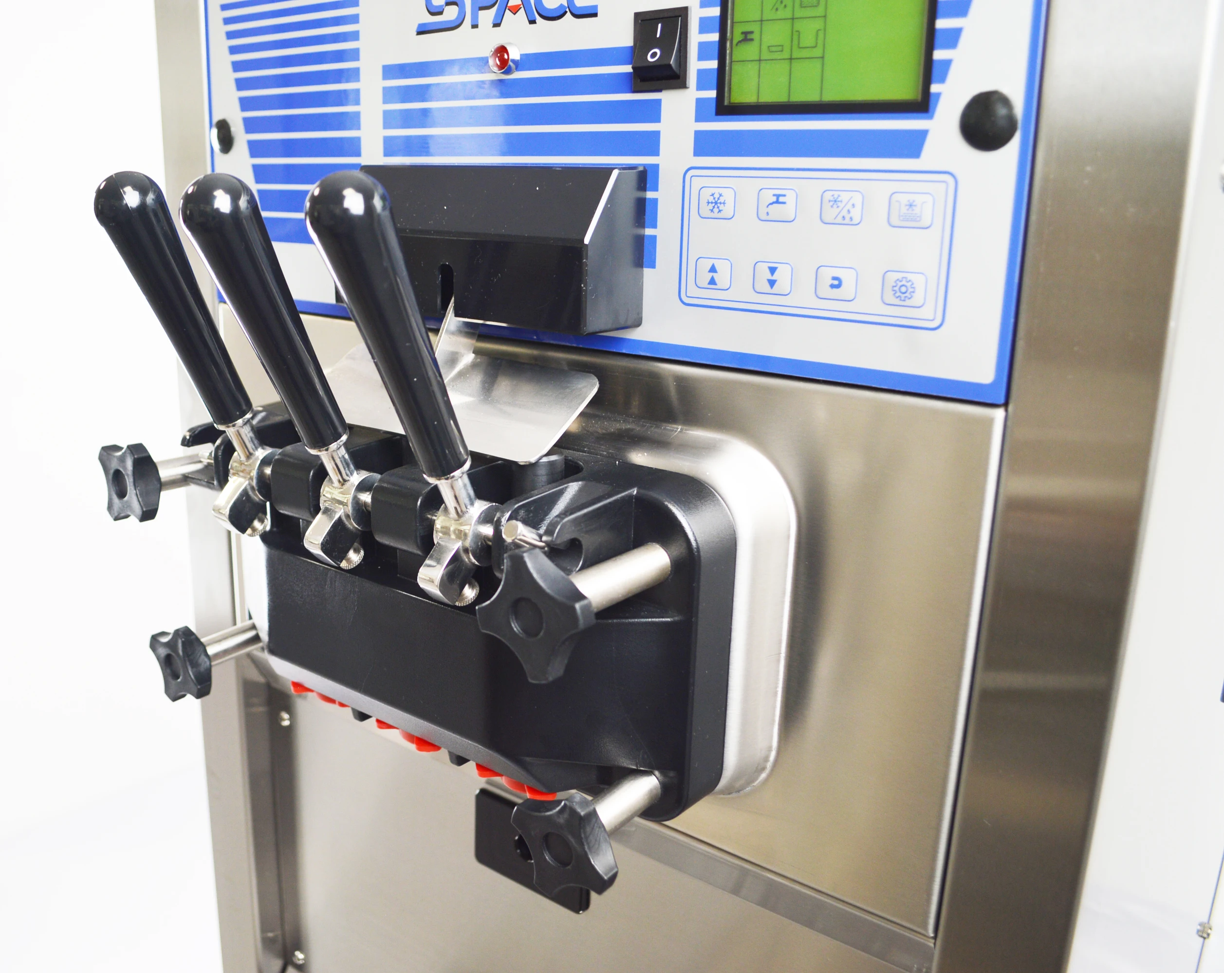 soft ice cream equipment 2 +1 mix flavors ice cream machine price
