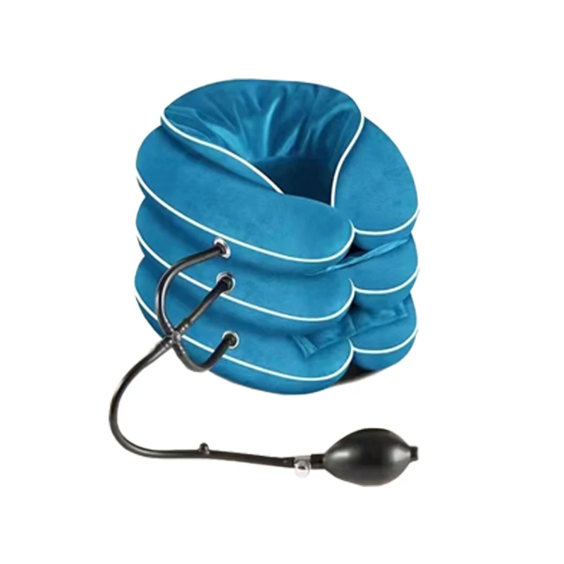 Adjustable orthopedic Neck support brace soft inflatable cervical neck support collar air cervical traction device