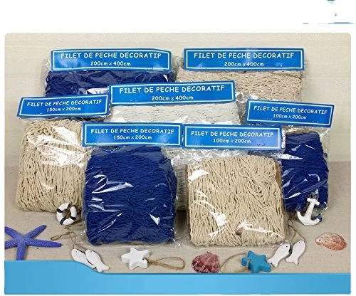 Mediterranean Decorative Nautical Fish Net wall hanging photo frames