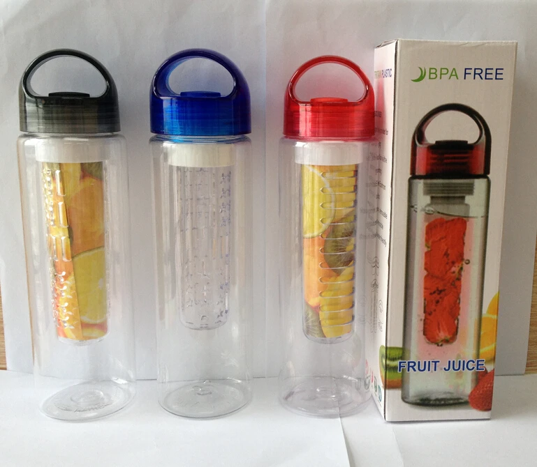 
Plastic 700 ml Infuser Water Bottle Free Samples 
