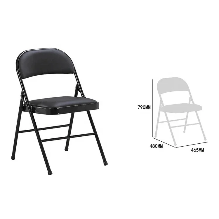 Wholesale commercial outdoors stackable metal folding chair for wedding party events