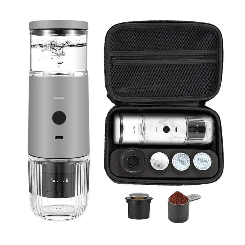 New Rechargeable USB Portable Coffee Maker Compatible with Coffee Capsules and Ground Coffee