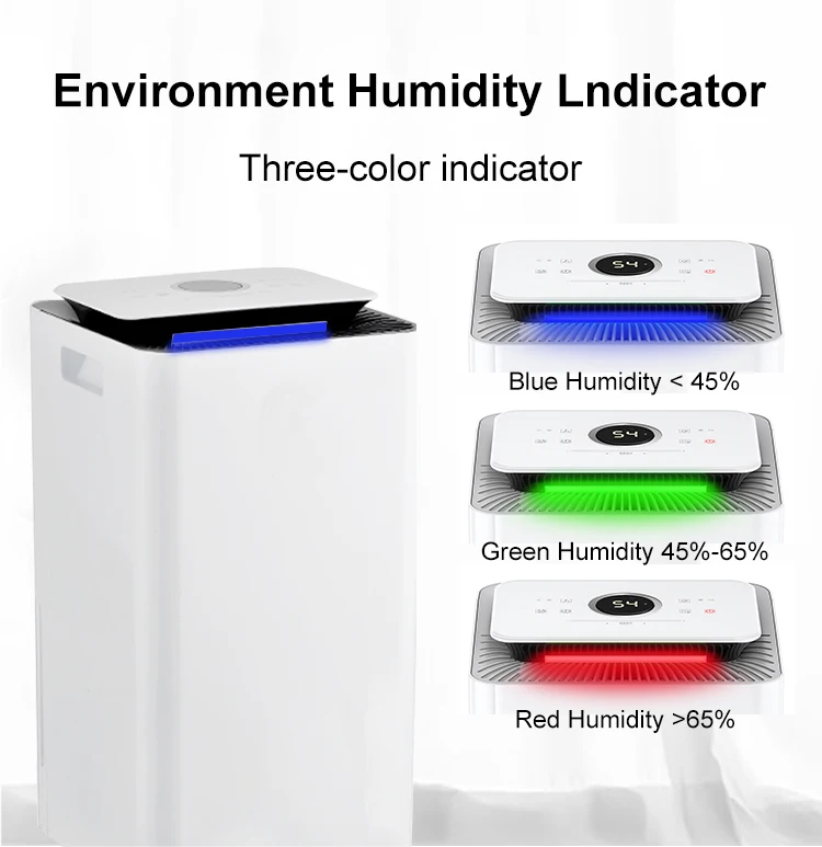 Mini dehumidifier 12L wifi control led display removable water tank compressor dehumidifier for home office business using