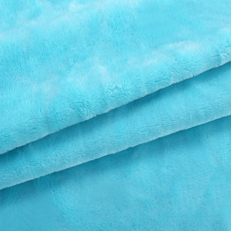 AZO Free Plain Knitted Penguin Plush Fleece Mink Blanket for Autumn and Spring