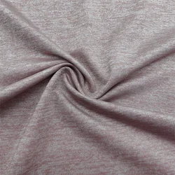 Luxury Competitive Price Fine Fabrics 150Gsm 52% Polyester 41% Nylon 7% Spandex  N/T Melange Knitting Yarn Fabric