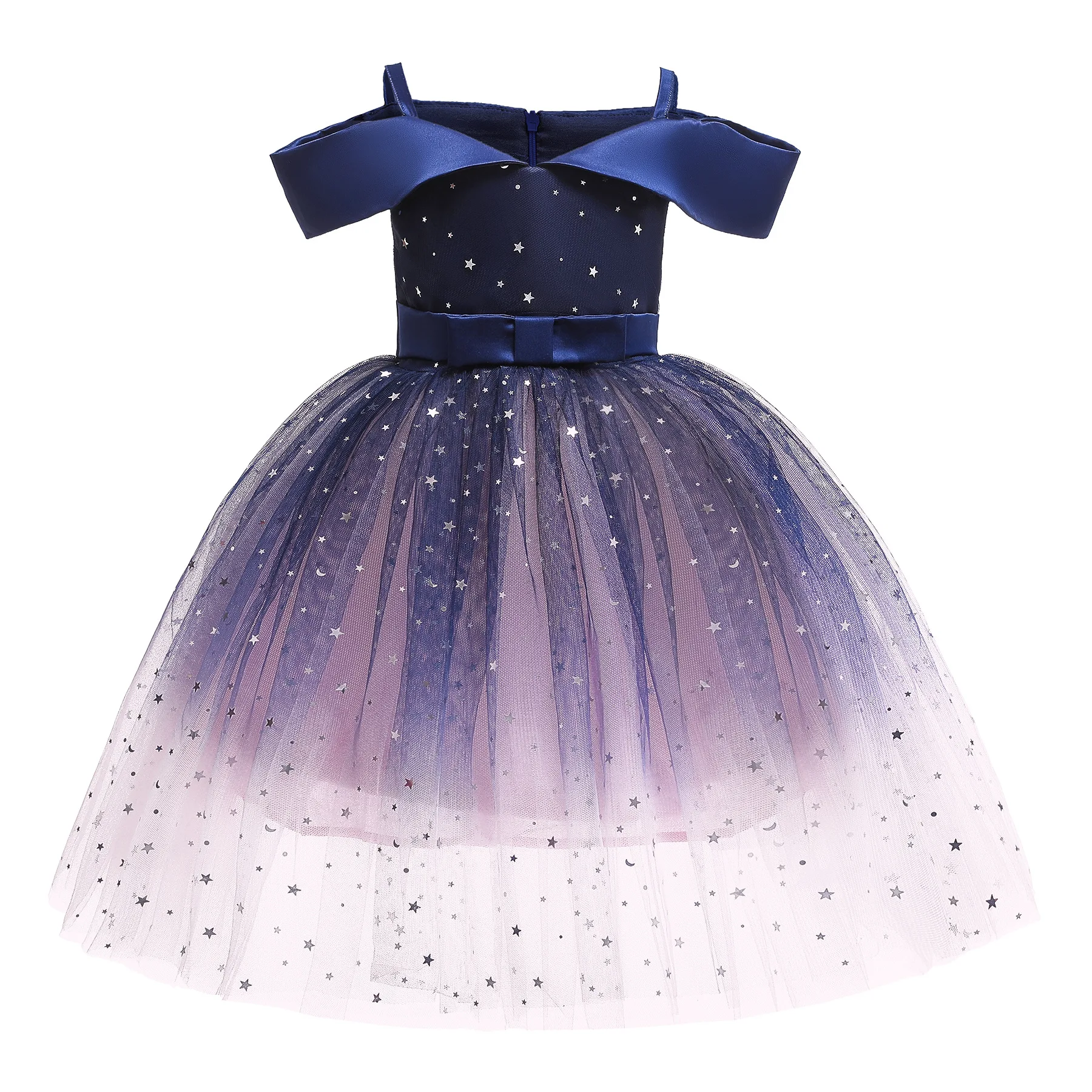 
Girls 2020 Summer Children Wear Aisha Strapless Princess Dresses Sequined Puffy Kids Child Dress Skirt 