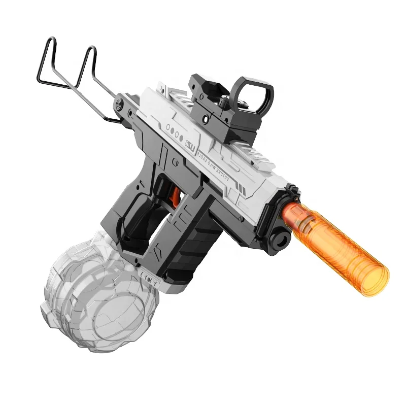 3in1dual Modes Uzi Electric Water Gun Long Distance Automatic High Quality Squirt Guns Kids Summer Outdoor Toy