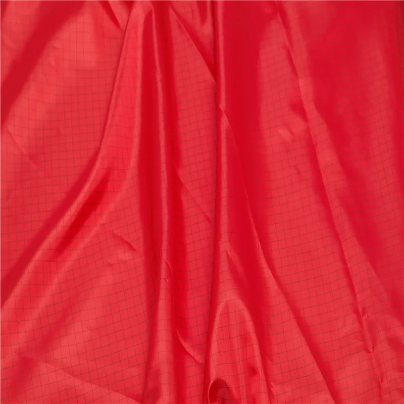 
polyester taffeta 380t grid antistatic 100% polyester down jacket fabric 