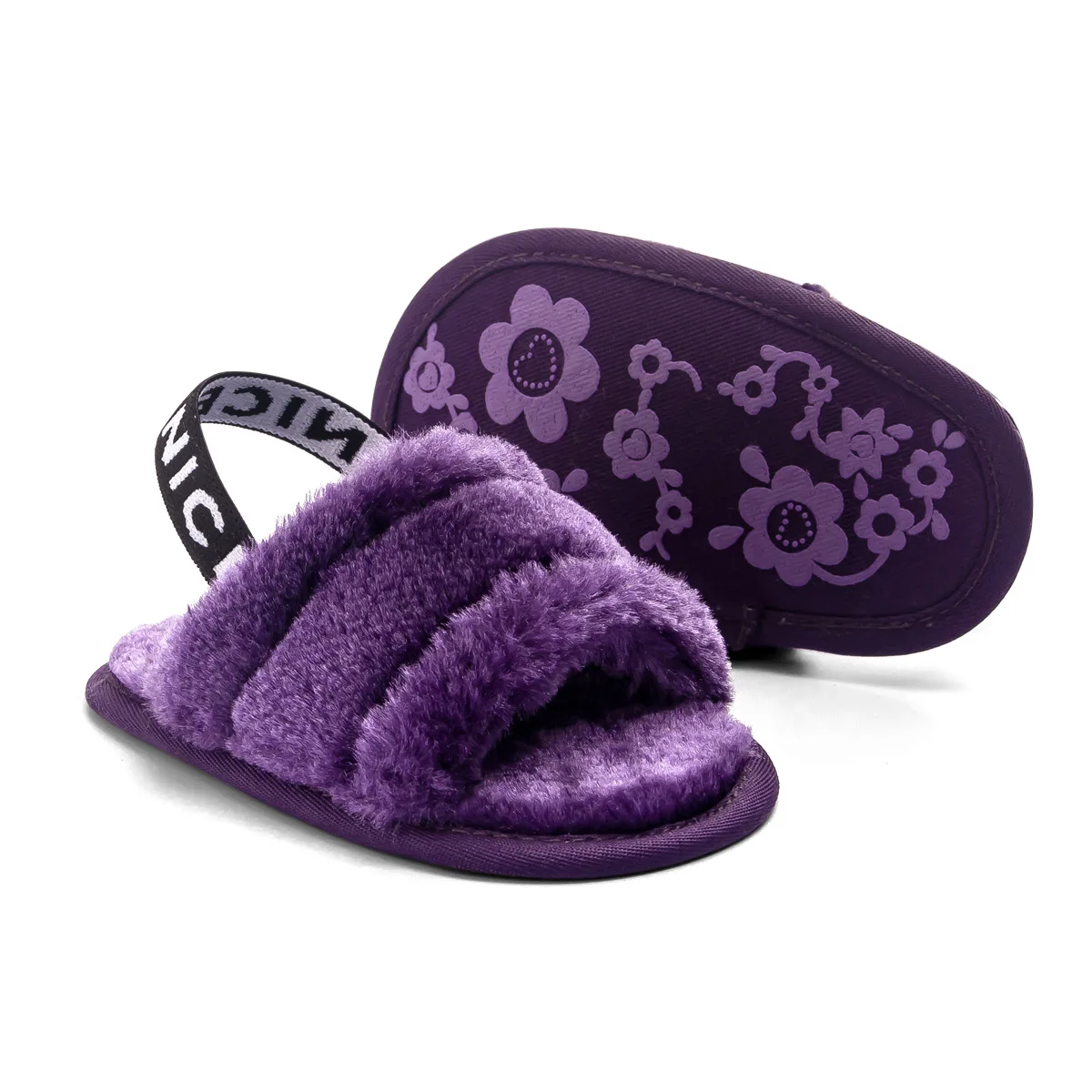 
New Autumn Soft Baby Girl Slipper Princess Sandals Breathable Baby Shoes Simple Elastic Sandals Baby Shoes 