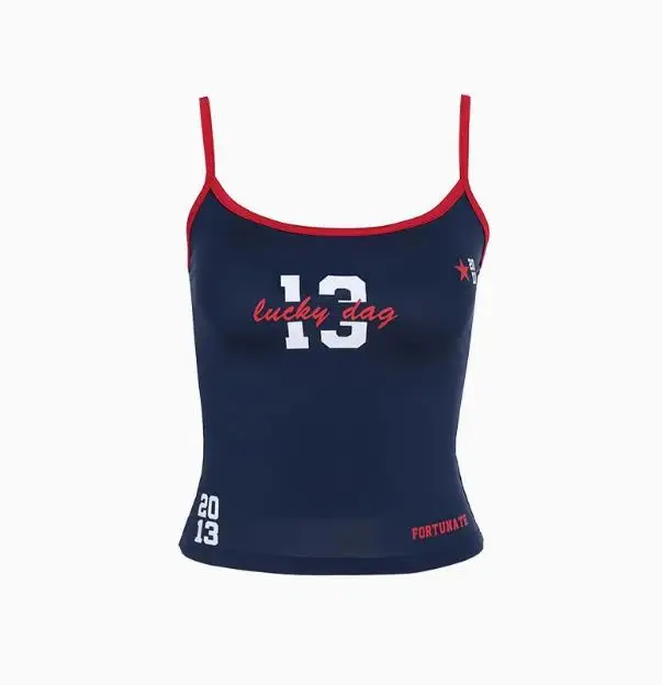 Custom womens Tank Top girls long narrow table top dance crop tops blank wholesale cheap customized cheerleading