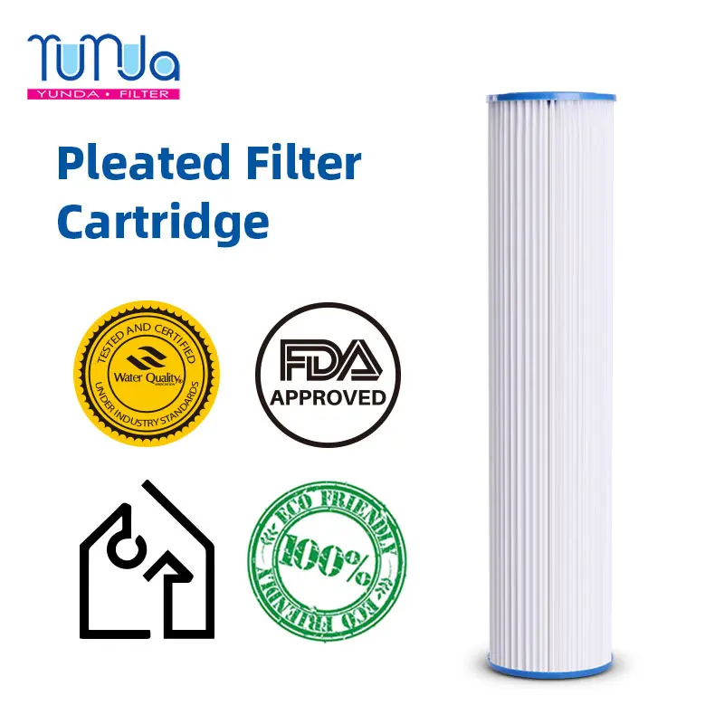 PP Filter Water Filter Pleated Cartridge Filter of High Quality Filtration Effect