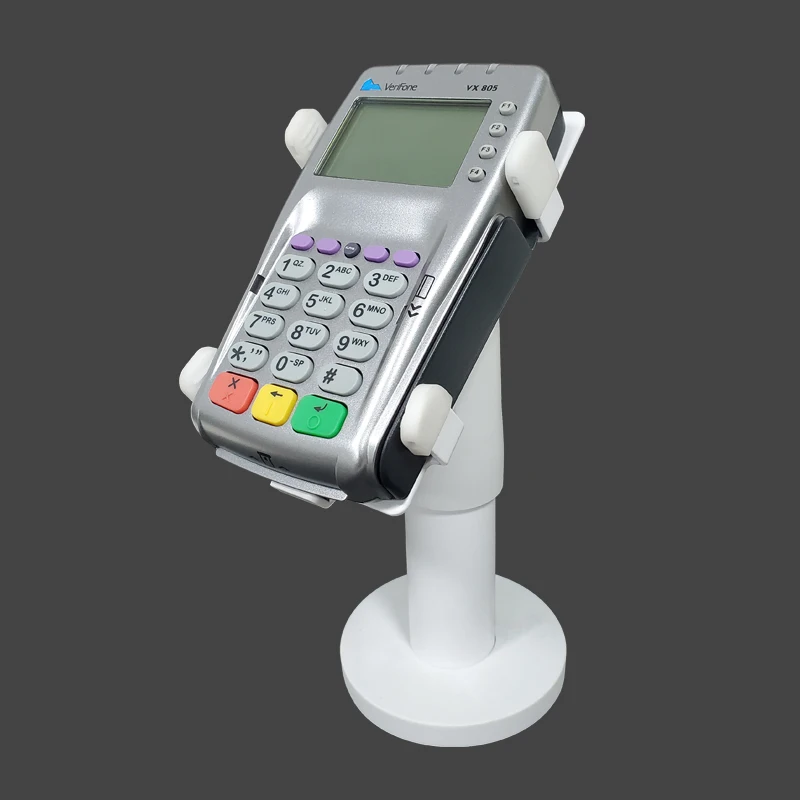 Hot Selling Vesa Pos Black Plastic Rotatable Machine Aluminium Metal Credit Card Holder Stand