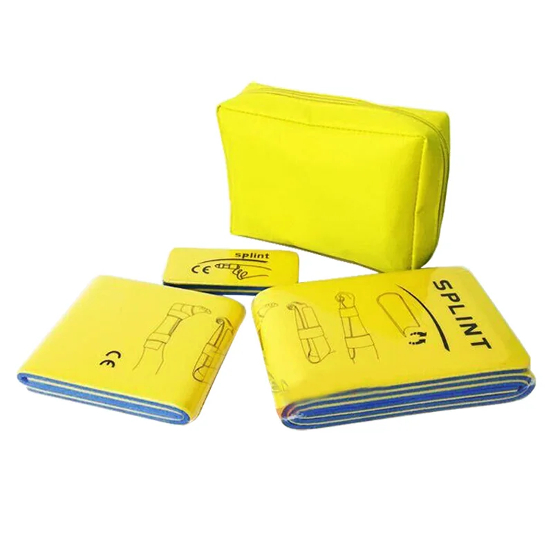 Medical first aid splint set for finger toe reusable emergency splint