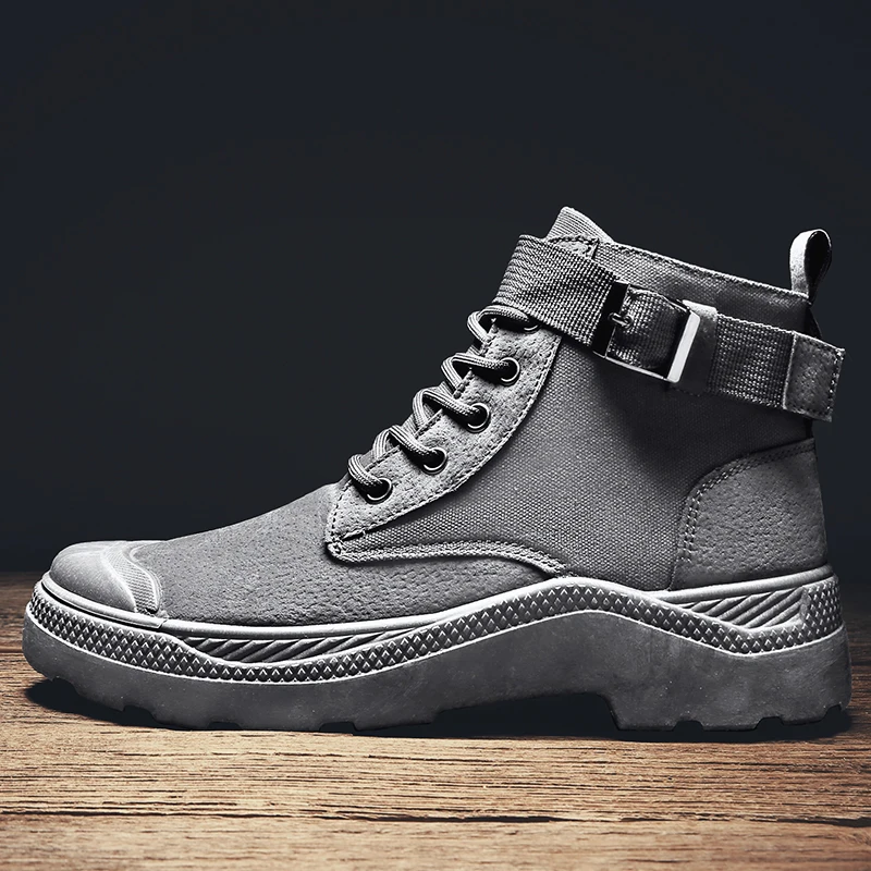 Brand New Custom Fancy Canvas Sneaker Cowboy Boots For Men Waterproof