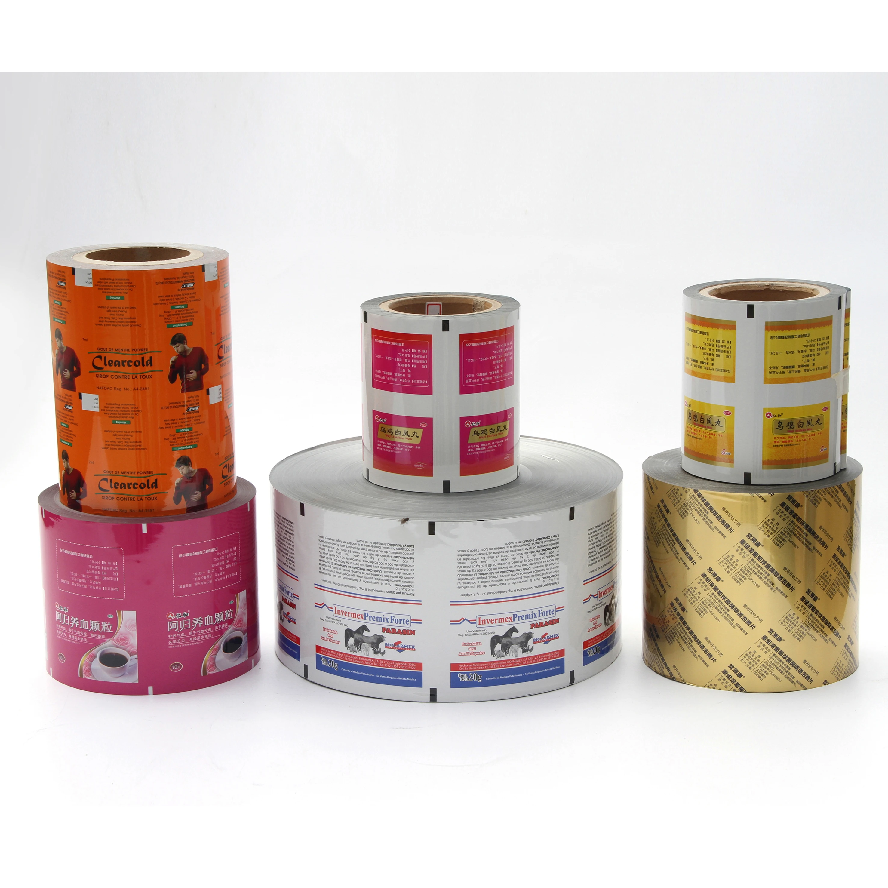 Pet Alu Pe Aluminum Foil Composite Packaging Film Balister Foil for Pharmaceutical Packing