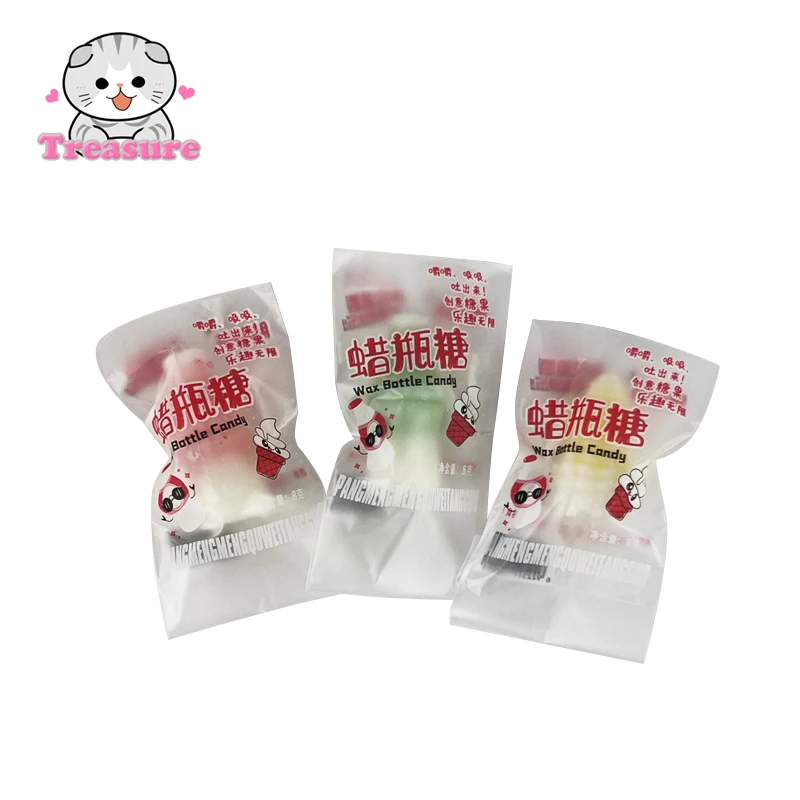 new item Waxy taste  sugar filled with fruit-flavored syrup  individual package