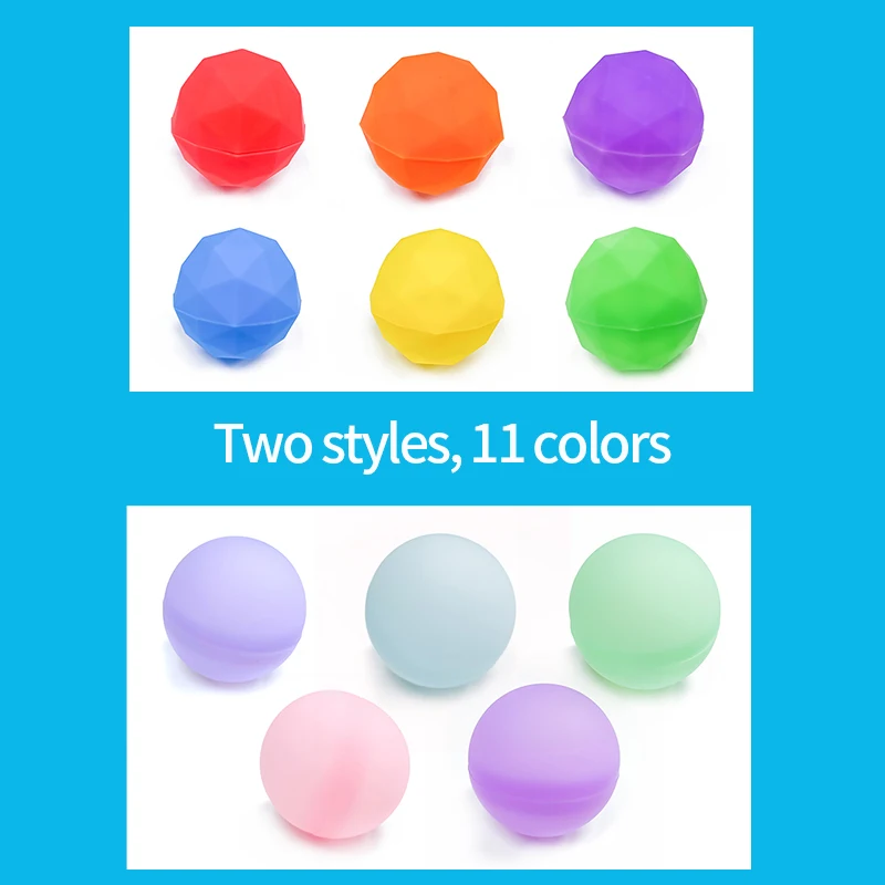 Reusable Water Balloons Balls Adults Kids Summer Swimming Pool Silicone Water Fighting Playing Toys Pool Water Bomb Games
