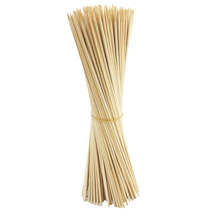 2023 Wholesale Disposable Barbecue Skewer Reusable Bamboo Sticks