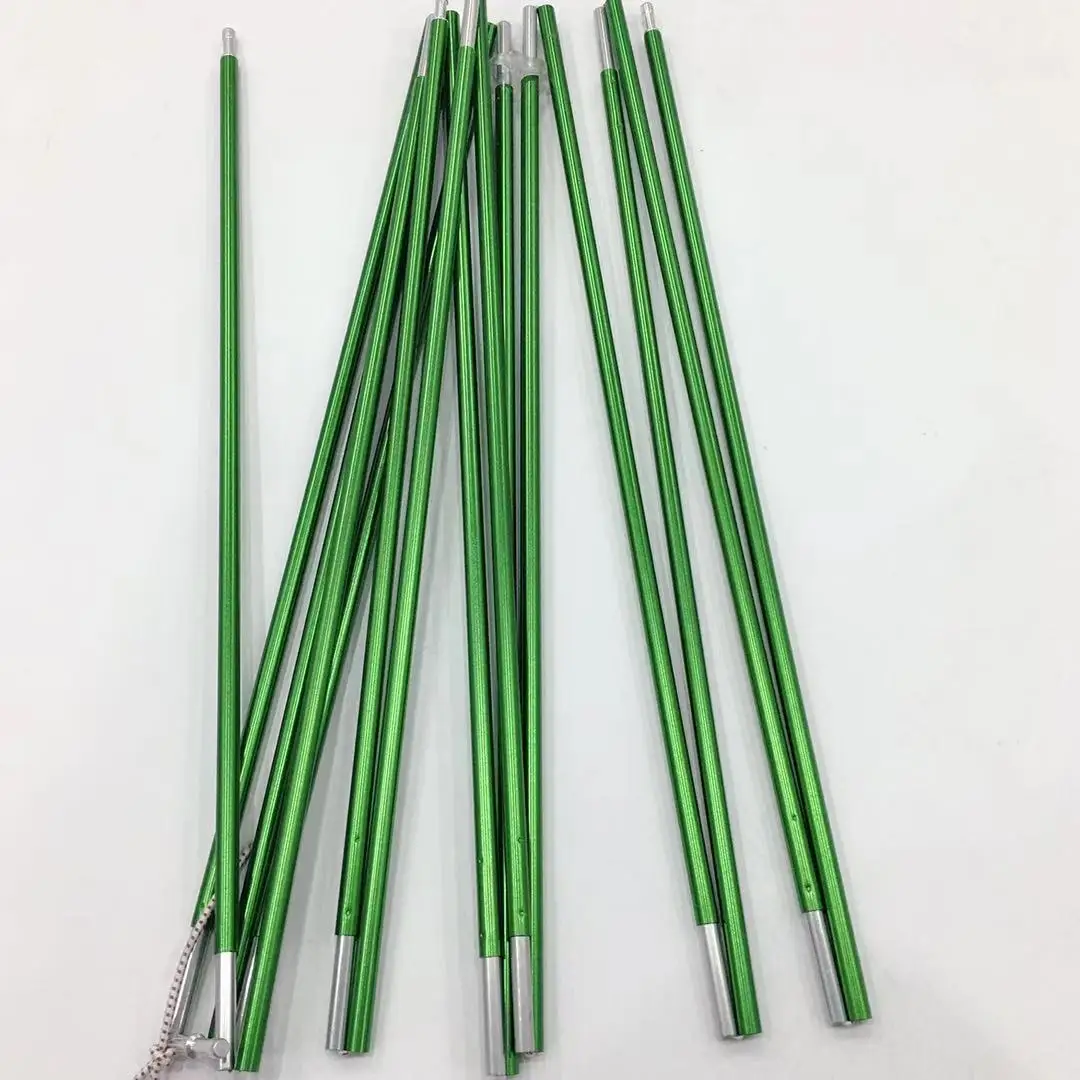 7001 7075 T6 aluminum tube color anodized folding tent poles