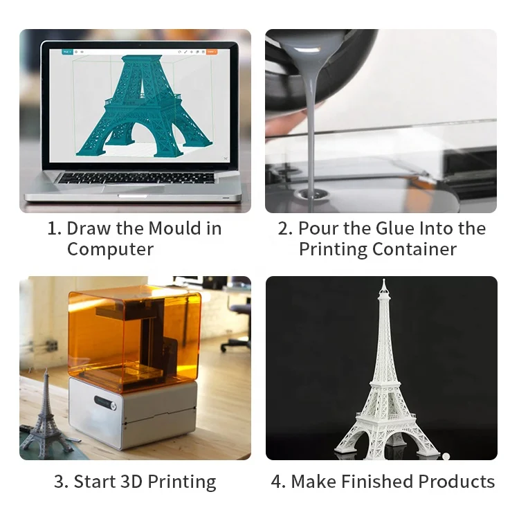 OEM Clear Casting Uv Curable Resin Abs 3d Printer Print Resin