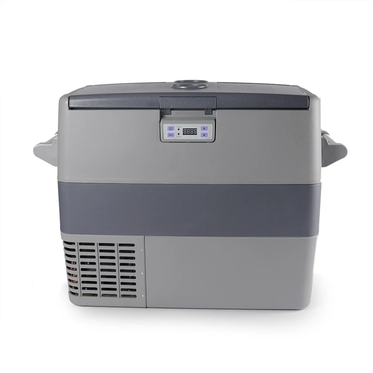 50L custom wholesale 12 volt freezer double door portable fridge and freezer mobile fridge CE, ROHS for RV