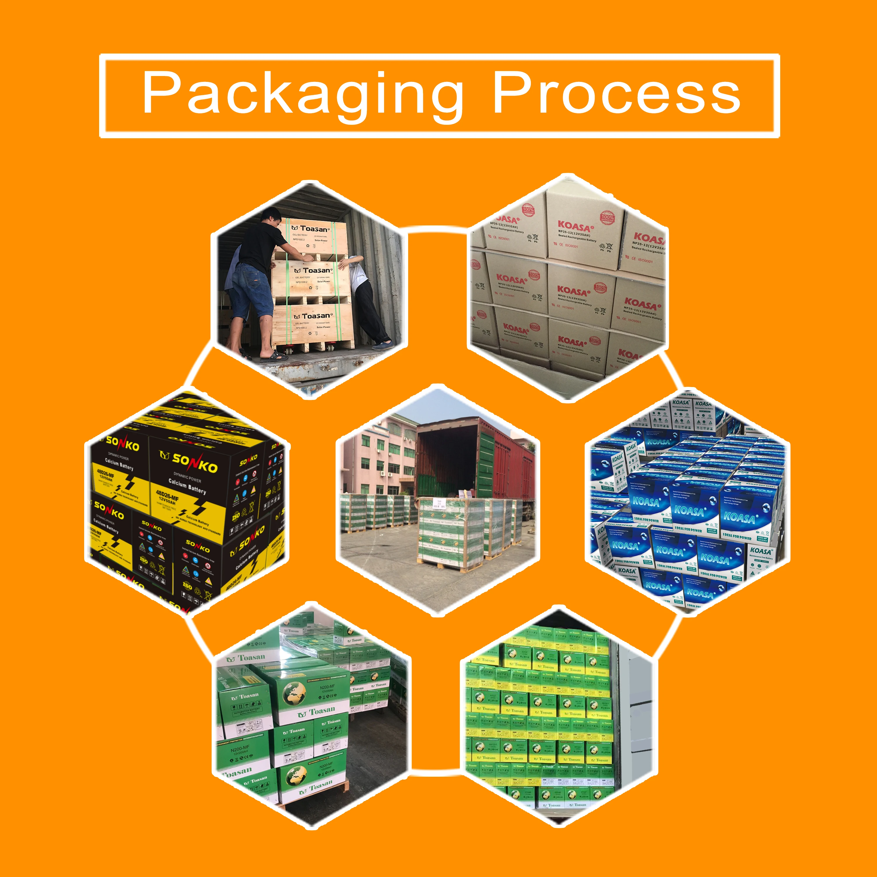 KOASA Storage Battery 12V 90AH Customizable Sealed AGM Battery