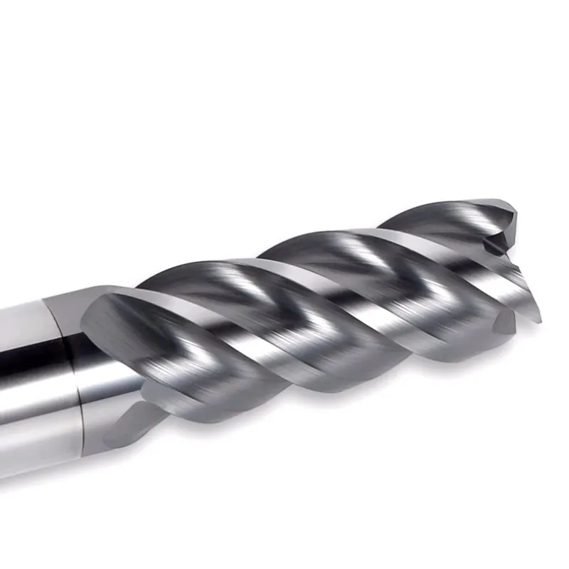 4 Flutes Solid Carbide Cutting milling Tool HRC 65 Shank 4.0 Milling Cutter High Performance Standard Flat End Mills