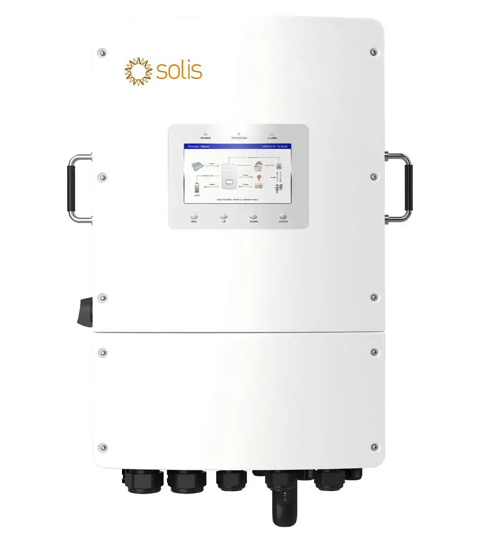 Трехфазные Гибридные солнечные инверторы Solis бытового использования 12kW/14kW/16kW низкого напряжения батареи гибридные генератор