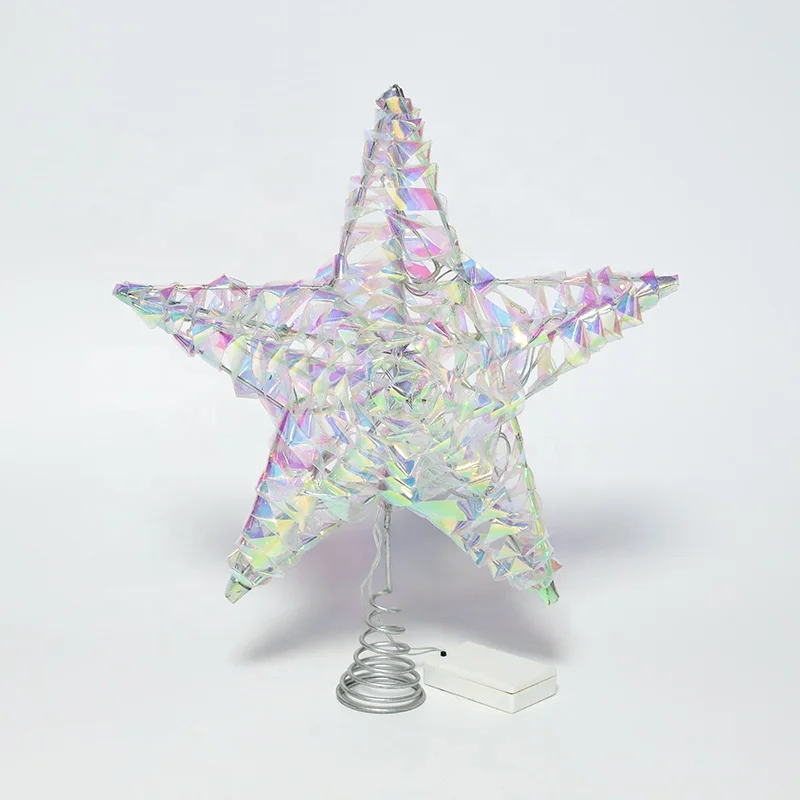 Christmas lights Luminous ornament Christmas decorations pentagram Party supplies Custom design Decoration supplier