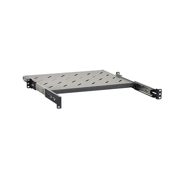 Adjustable 19' rackmount sliding shelf stainles Steel Rack Mount Shelves