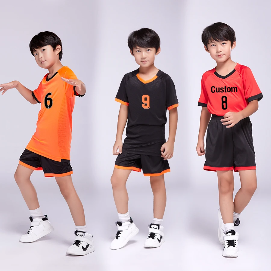 Lidong custom sublimated football uniforms adult and children football uniform set