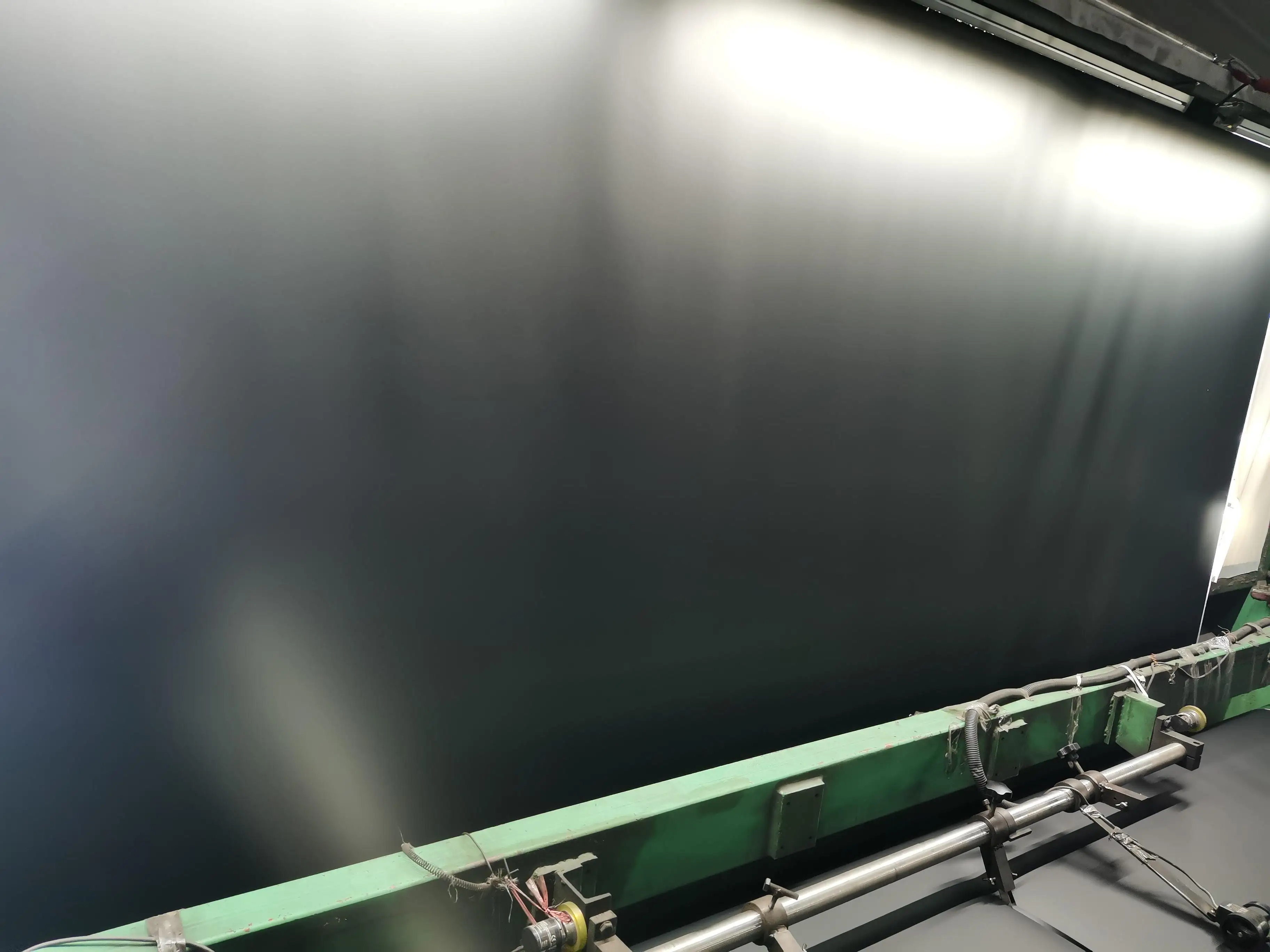 1.5m 40 oz Black Vinyl Coated Polyester NFPA701 Flame Resistant Tarpaulin for Automated Roll Up Door