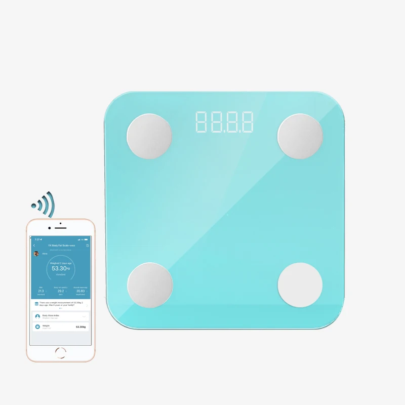 High accurace BMI electronic body fat  scale Digital BMI Smart body fat weighing scale
