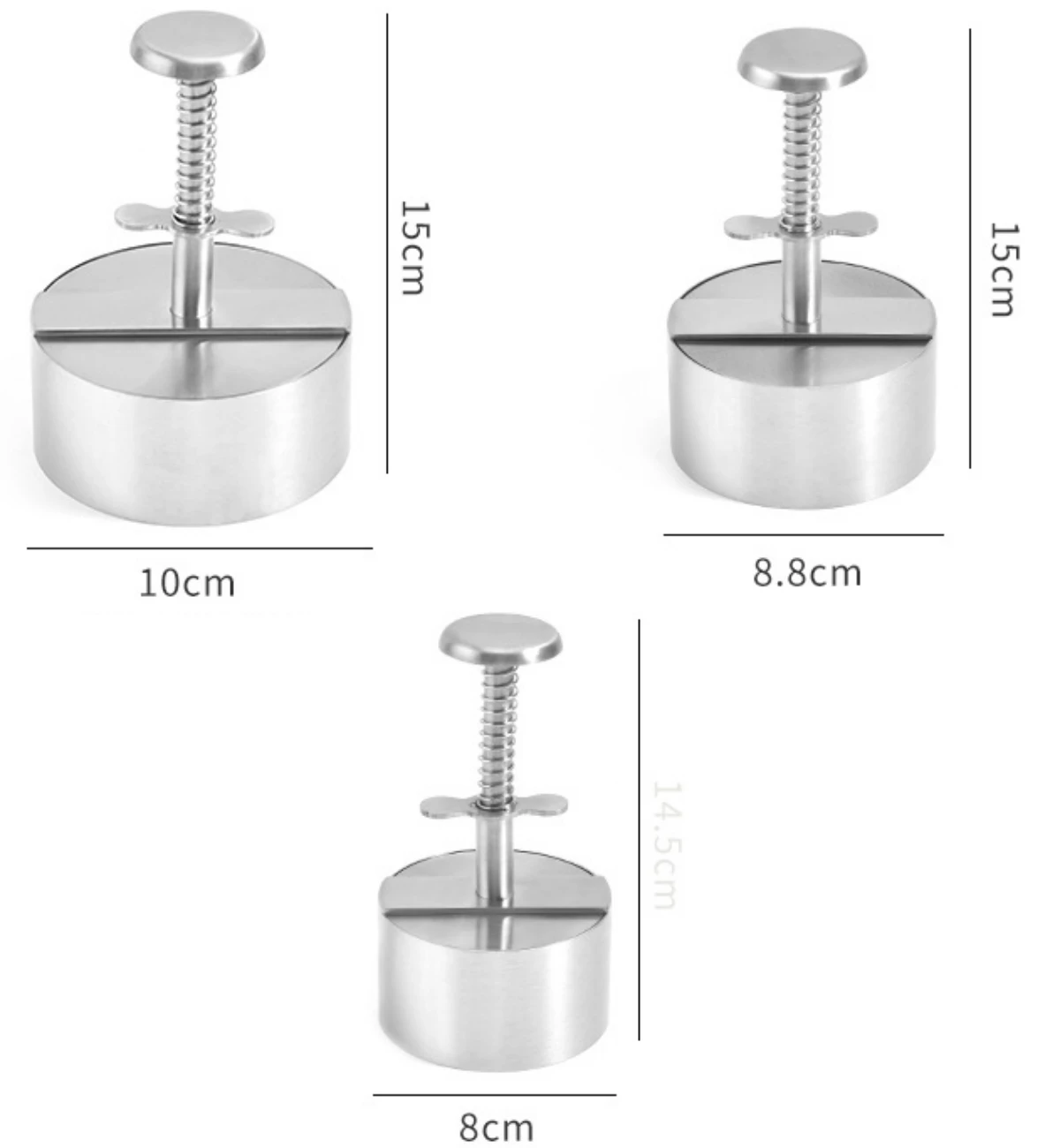 Durable Burger Smasher Grilling Accessories Kitchen Stainless Steel Meat Press