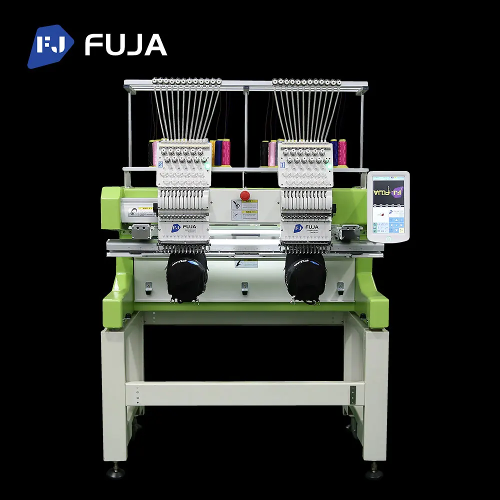 Автоматическая вышивальная машина с 2 головками рубашки 12 15 игл две головки компьютеризированная цена