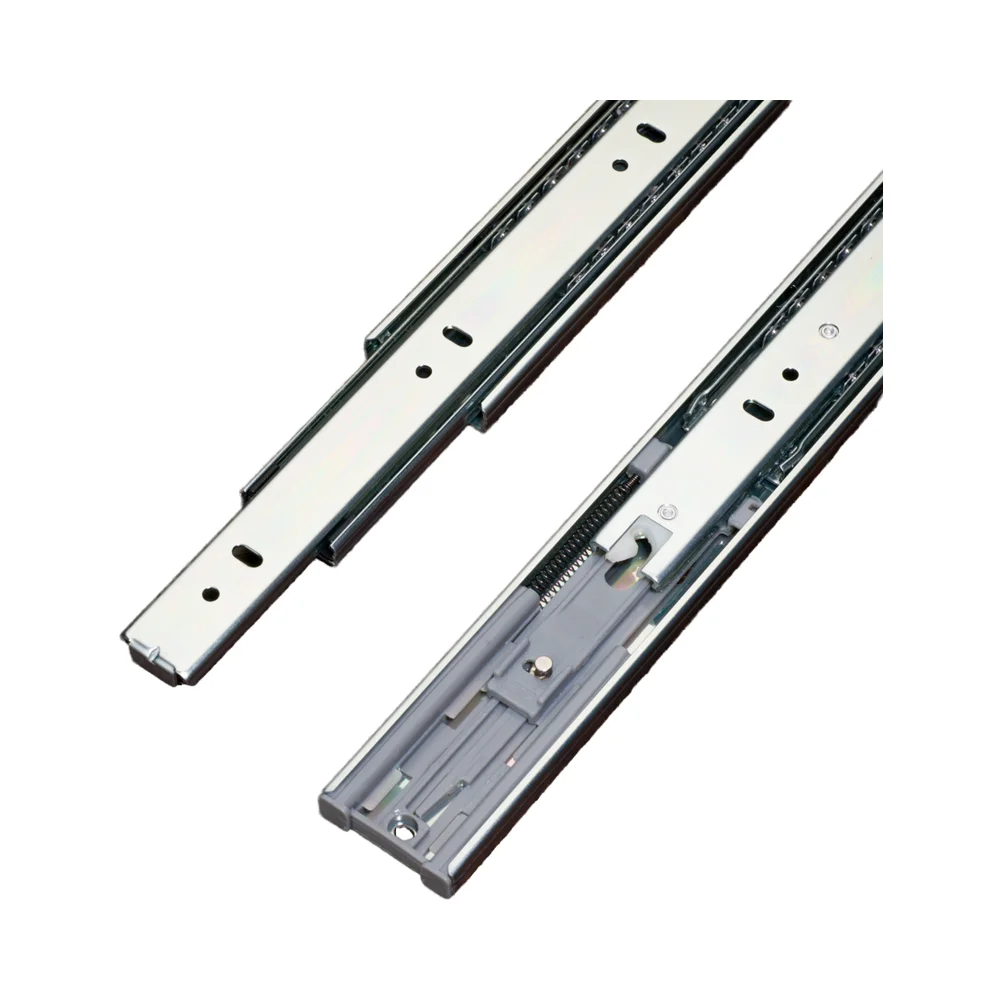 Foshan Fusaier Kitchen accessories 45mm 3-fold ball bearing drawer slides rail for furniture
