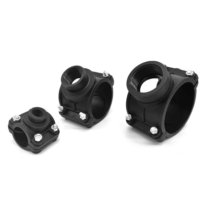 HDPE PP трубы оросительный фитинг седло зажим для сельскохозяйственных ирригационных систем