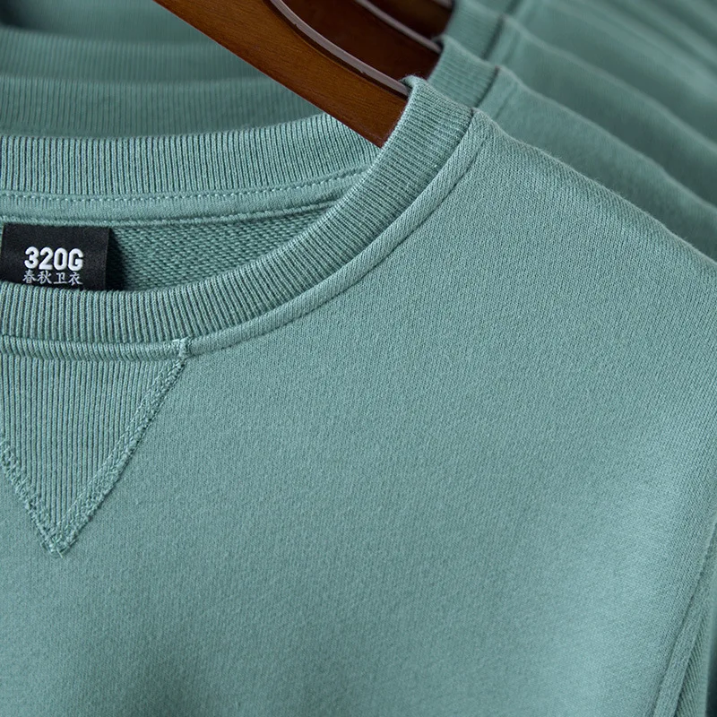 
Wholesale New Arrival 2020 100% Cotton Hight Quality Heavy 12OZ Crewneck Sweatshirt Jumper Men 