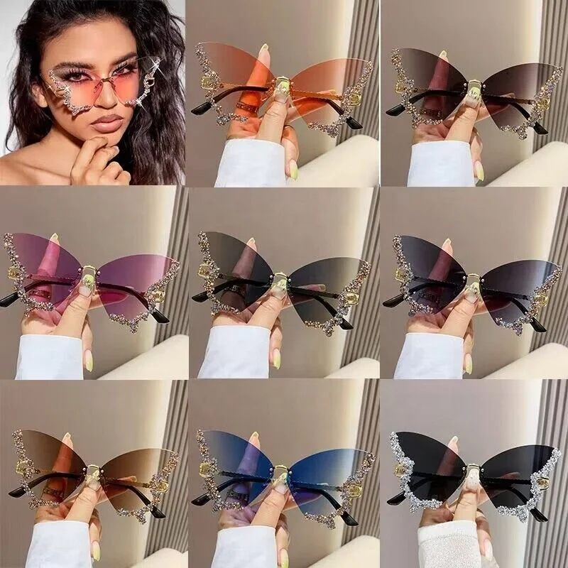 America European Sport Wood Sunglasses Rhinestone Glasses for Adult Kids Natural Ladies Eyewear Luxury Diamond Sun Shade glasses