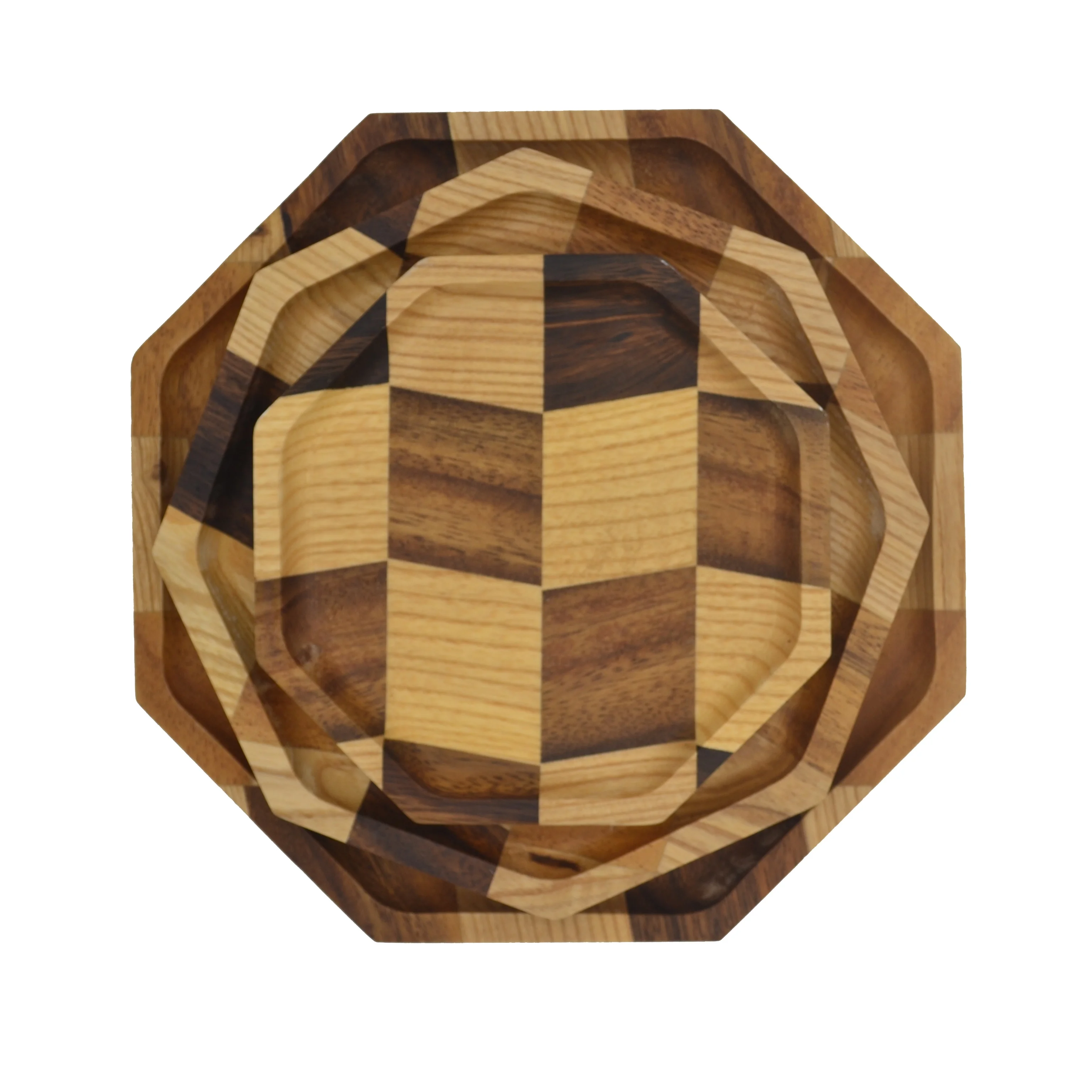 OEM High quality custom design Fruit platters wooden try