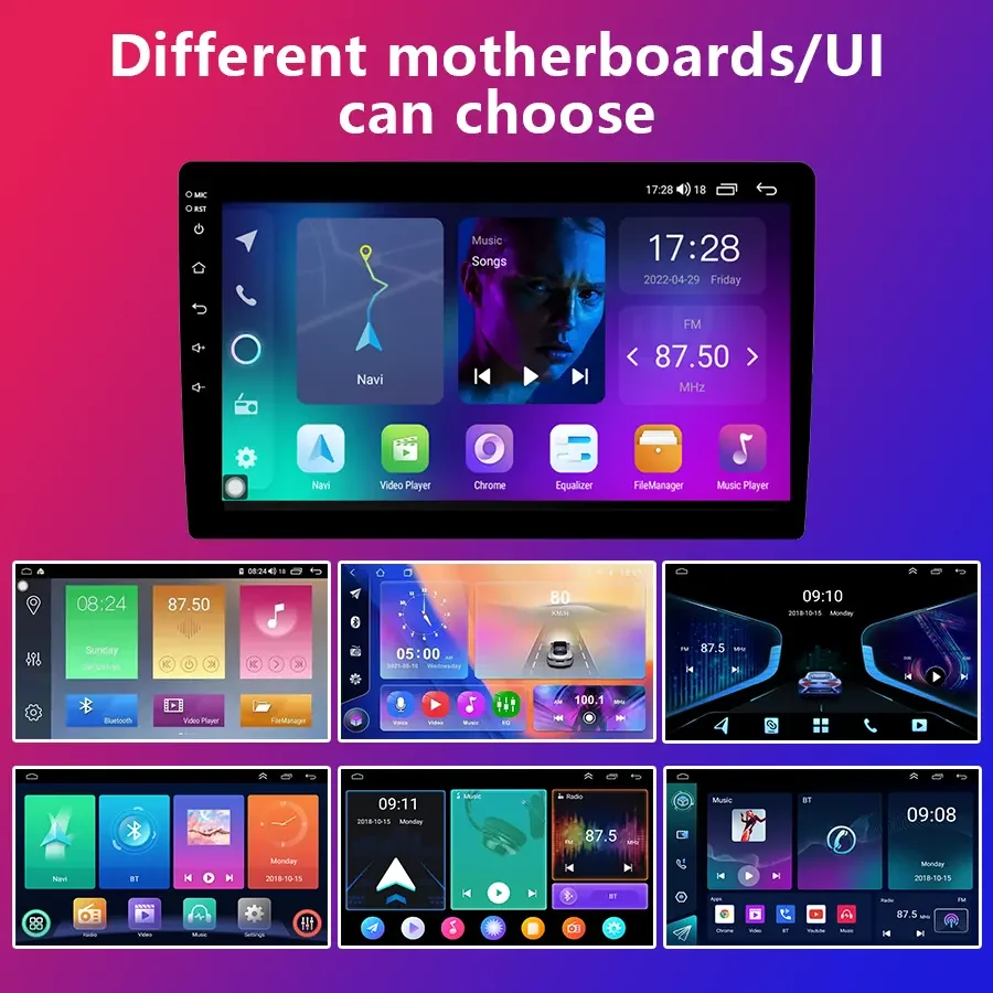 Factory Price 7inch 9inch 10-Inch Car Android Player with DSP Radio RAM 1 2 4GB 32 64GB ROM  Autos Multimedia Video Dvd Player