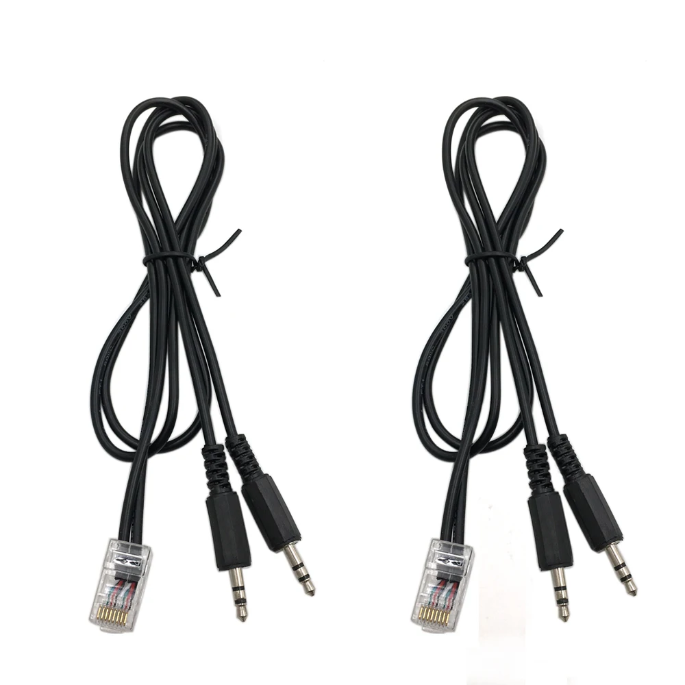 Аудиоадаптер со штекером RJ45 20 см и разъемом 3,5 мм, кабель Cat 5e Cat 6