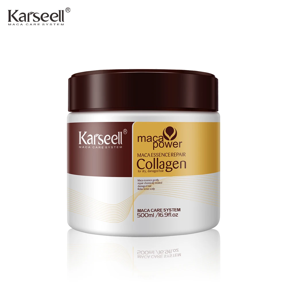 Custom OEM/ODM Maca Collagen Karseell Hair Mask Hair Treatment Mask Organic For Damage Hair Care