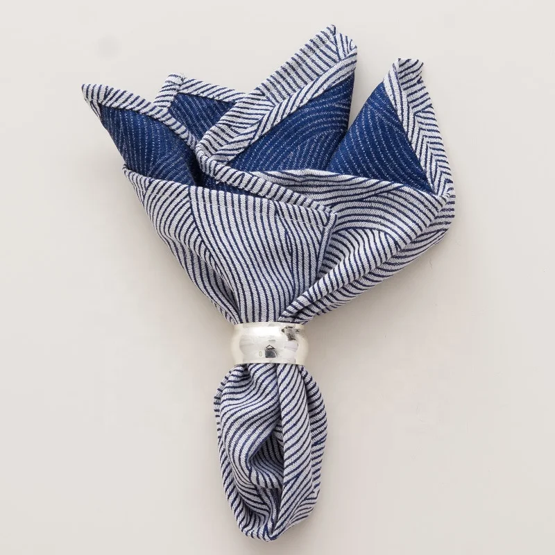 Party Wedding Decorate Beverage Cocktail Napkin Custom Polyester Linen Cotton Table Napkin